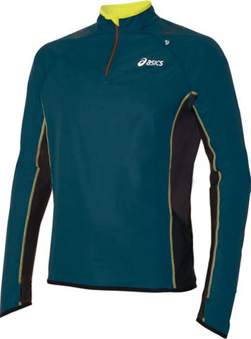 Беговая футболка Asics M'S TRAIL 1/2 ZIP L/S TOP  с длинным рукавом