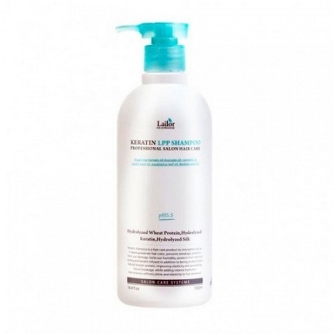 Шампунь для волос кератиновый La'Dor Keratin LPP Shampoo, 530мл (бессульфатный)