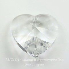 6228 Подвеска Сваровски Сердечко Crystal (14,4х14 мм)