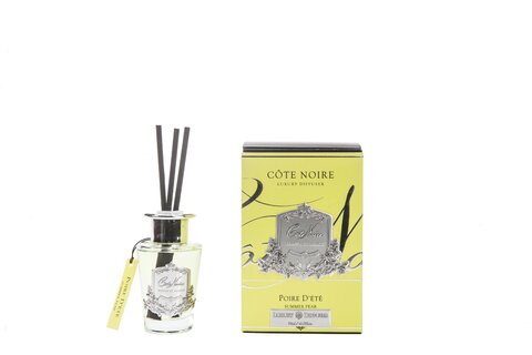 Диффузор с серебряным декором 100мл Cote Noire Poire D'Ete