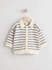 Трикотажная толстовка для малышей Next AB5-973, Белый, Синий