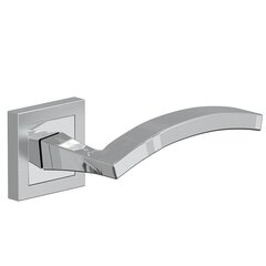 Ручка дверная Bravo A-206 SC/C МатХром/Хром