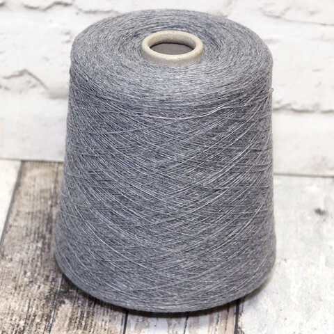 Смесовка с кашемиром (10%) NEW MILL VELOX 1/14.5 серый меланж