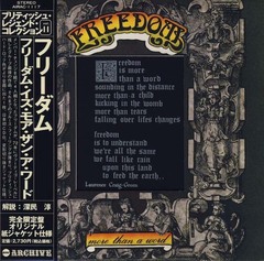 Freedom / Freedom Is More Than A Word (Mini LP CD)