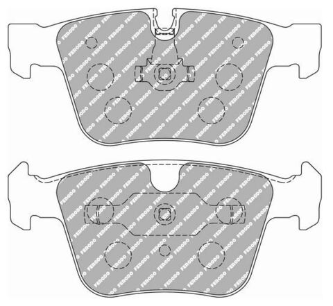 FCP4413H Тормозные колодки дисковые спортивые DS2500