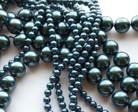Жемчуг 5 мм Сваровски Iridescent Tahitian Look
