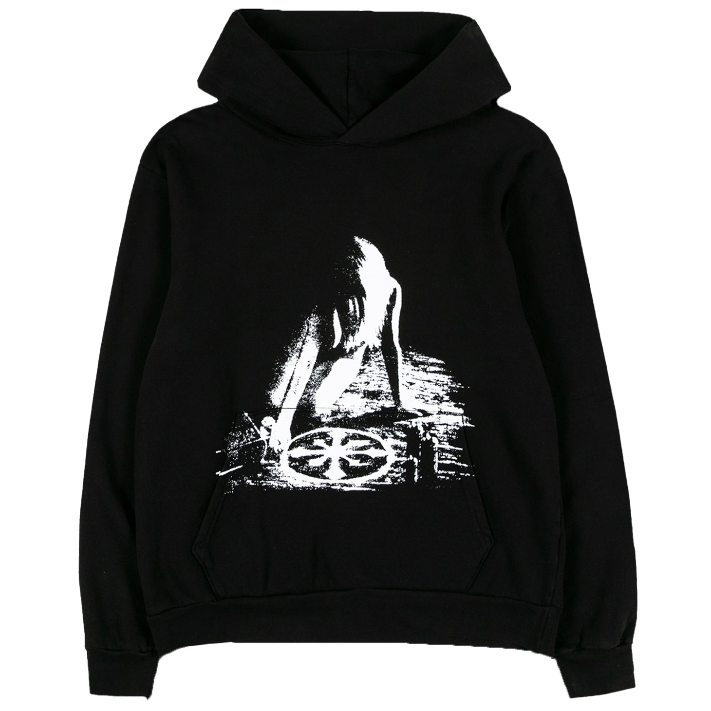 DISORDER SKATEBOARDS RITUAL HOODIE SS23 Vintage Black