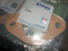 Прокладка  воздушного охладителя / GASKET WATER CONNECTION АРТ: 278/395