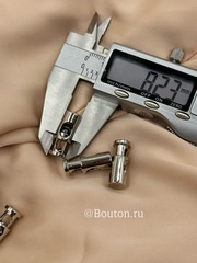 Фиксатор для шнура Монкл. серебро