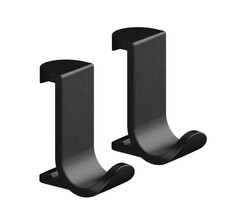 Hansgrohe WallStoris 27914670 Крючок широкий 2 шт. черный матовый фото