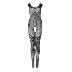 Боди-комбинезон черный геометрия Impulse, S-L