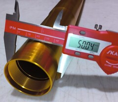 Внешний стакан пера вилки для Yamaha MT-10 / R1M 2015-2019 г.в. золотой