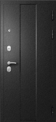 Термодверь входная Мегатрон Термо-5 (2025), 1 замок, 1 мм металл, (черный букле+черный букле) #2