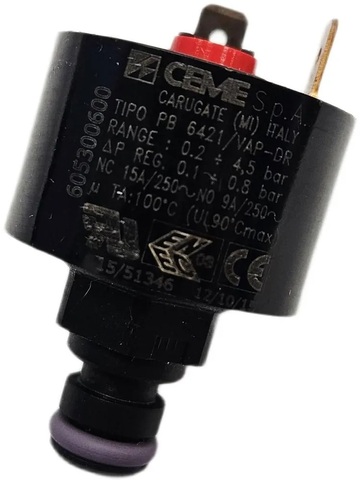 Датчик давления CEME для BALTGAZ Turbo S/Neva Turbo, NEVALUX 72хх/82хх/8624 (до 2019г.) (арт. 21000605300200)