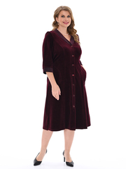 4067 Халат на пуговицах