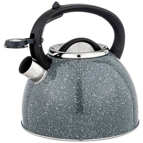 Чайник Agness со свистком 2,5 л - Серый - купить 2