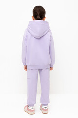 брюки  для девочки  КР 400783/пастельно-лиловый