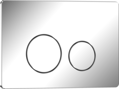 IBERICA BLANCA INOX-O IB.B081.003.001 Кнопка смыва нержавеющая сталь, хром глянцевый фото