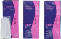 IRIDA М Шампунь оттеночный для окраски волос КАШТАН 3*25мл