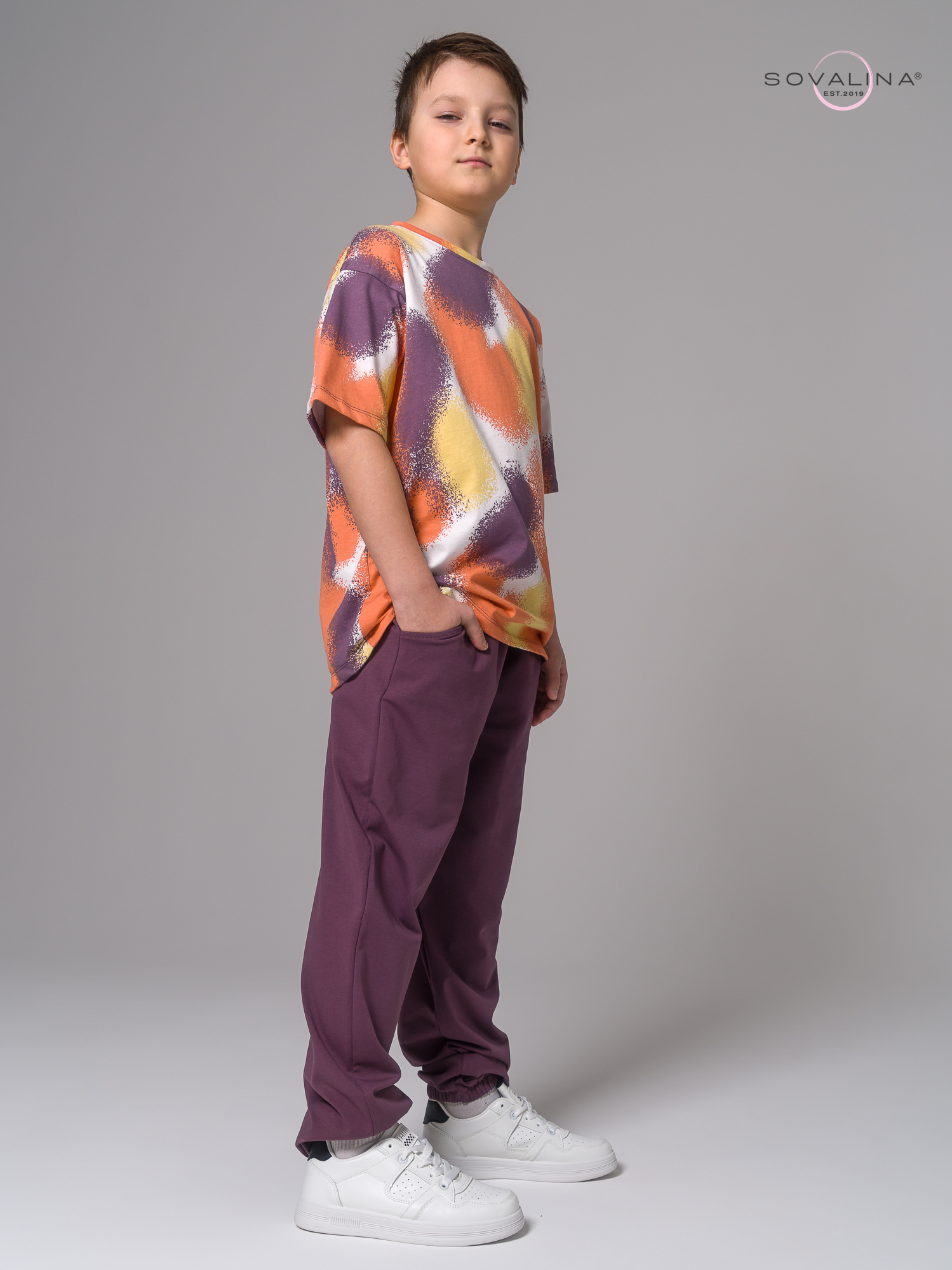 Костюм Daily men MAX краска терракот-виноград