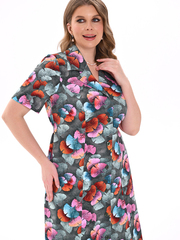 4536 Халат на пуговицах