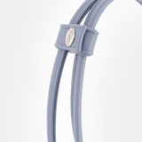 Сумка Саломея 2042 гладкий серо-голубой