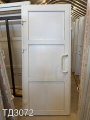 Дверь пластиковая входная Б/У 2040(в) x 900(ш)