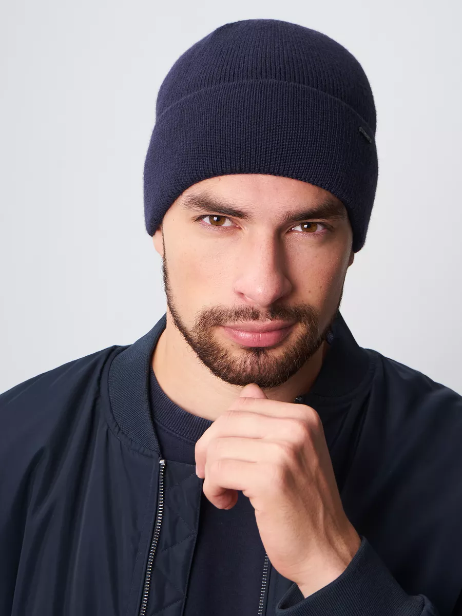 Шапка бини зимняя весенняя с флисом