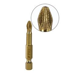 Бита отверточная ПРАКТИКА Эксперт-Алмаз PH-2 х 50мм Tin (776-669)