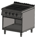 Плита электрическая KUSINA G9K200E-WR