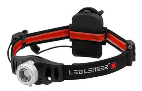 Фонарь налобный Led Lenser H6R, чёрный, светодиодный, AAAx3 (7296-R)