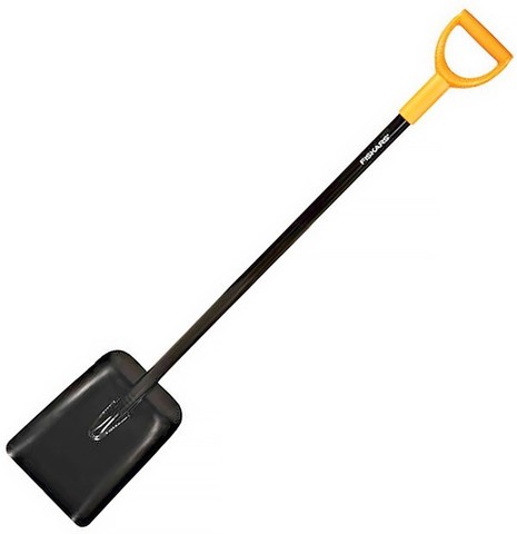 Лопата совковая Fiskars Solid средний (1026685)