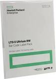 Наклейки на картриджи данных Hewlett-Packard Ultrium LTO5 3TB bar code label pack (100 data + 10 cleaning)
