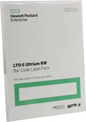 Наклейки на картриджи данных Hewlett-Packard Ultrium LTO5 3TB bar code label pack (100 data + 10 cleaning)