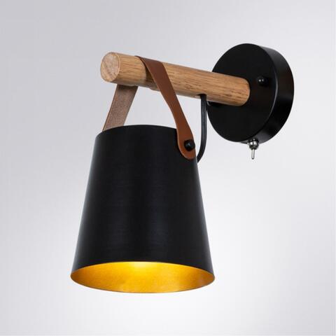 Настенный светильник Arte Lamp THOMAS A7032AP-1BK