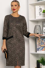 Платье Твоя мода (коричневое) П13746-19М LT Collection