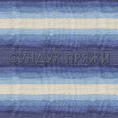 Alize COTTON GOLD BATIK 3299 (синий, фиолет, лиловый, голубой, белый