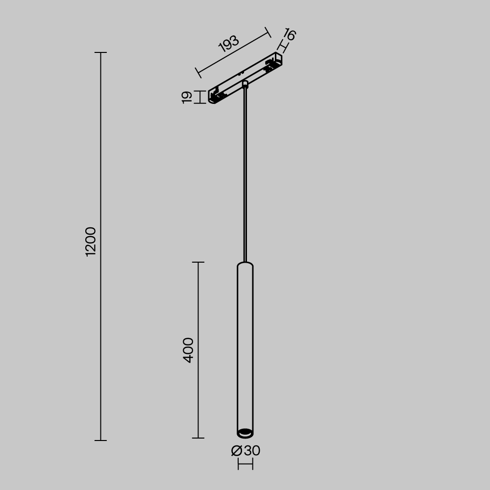 Трековый светильник Maytoni Technical Focus LED TR226-4-5WTW-M-DD2-W