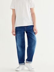 Джинсы стрейч для мальчика Next M14-728, Синий