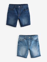 Шорты джинсовые для мальчика Next 173-143, 2 шт., Синий