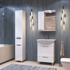 Шкаф навесной с зеркалом Callao 600 (левый) со спотом