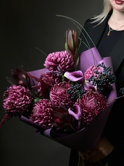 Авторский букет «Пурпурный танец»
