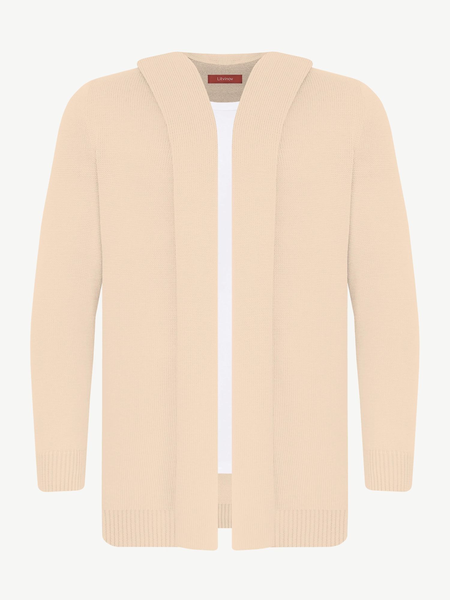 Кардиган с капюшоном из кашемира