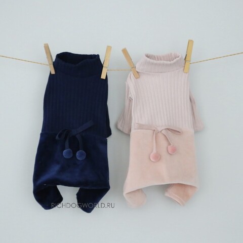 5190 BH Костюм велюровый (унисекс) "Cherry Velour Pants"