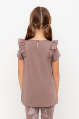 туника  для девочки  КР 5904/капучино к515