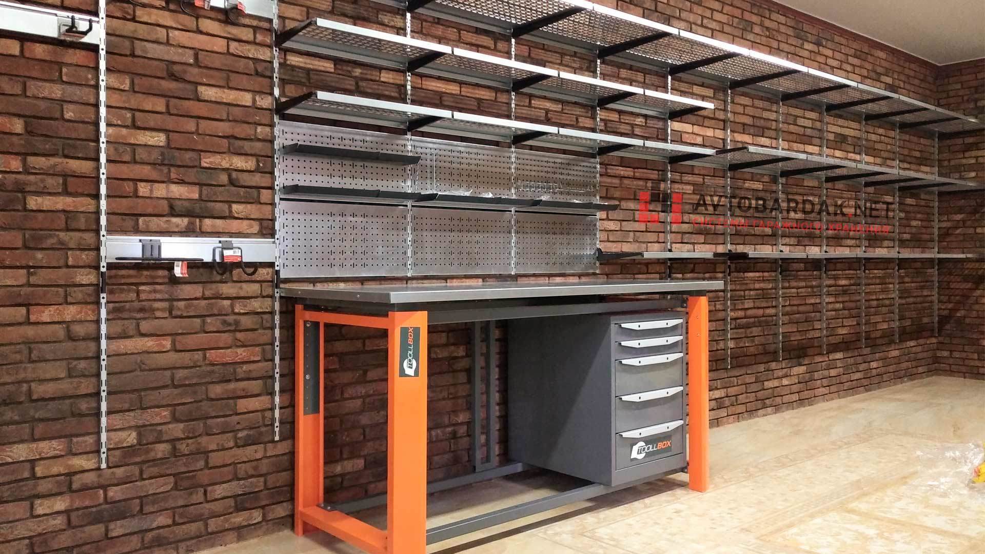 Внутреннее обустройство гаража