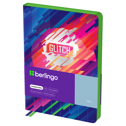 Ежедневник недатированный, А5, 136л., кожзам, Berlingo 