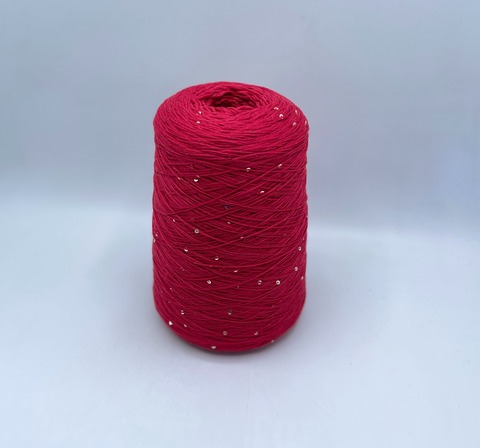 Tollegno, Harmony paillettes, 420м/100гр. 97% Меринос,3% Полиэстер(пайетка) , цвет-Красный(960), 37101