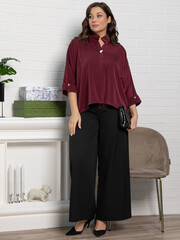 Блуза Серенада (бордовая) Б15135-24М LT Collection