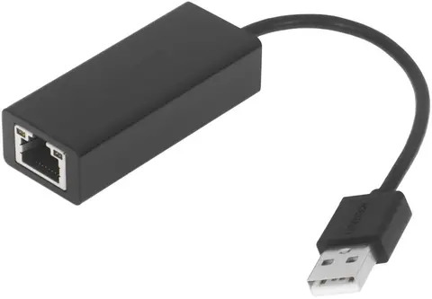Адаптер UGREEN CR110 (75535) USB-C Micro USB to RJ45 10/100Mbps Ethernet Adapter Black